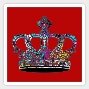 Graffiti crown Magnet